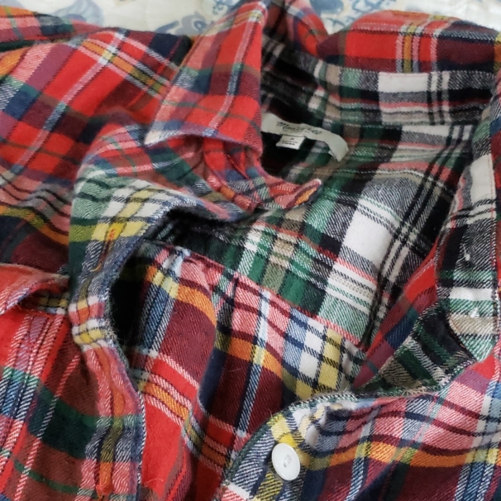 Madewell Flannel...cozy up!!